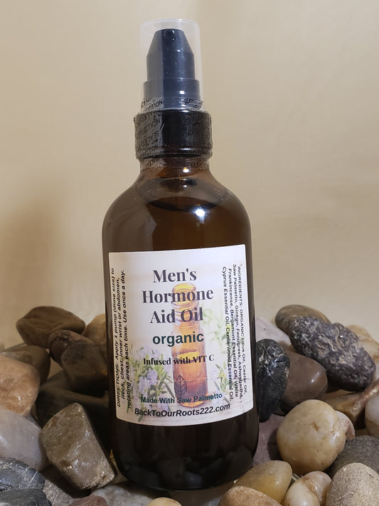 Men's Hormone Aid Oil Organic