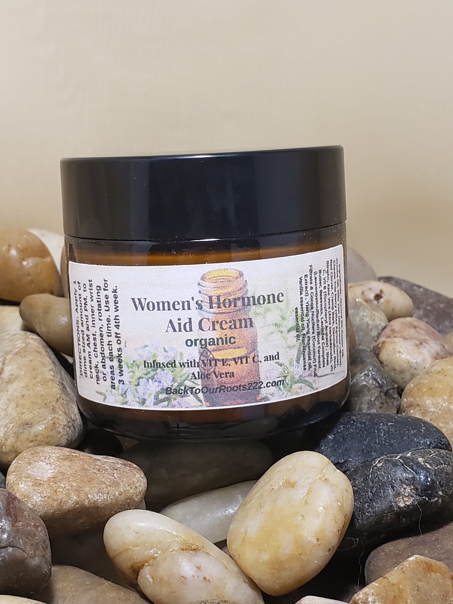 2oz Women's Hormone Aid Cream ~ Organic